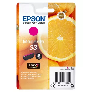 Epson pomarańczowys Singlepack magenta 33 Claria Premium Ink