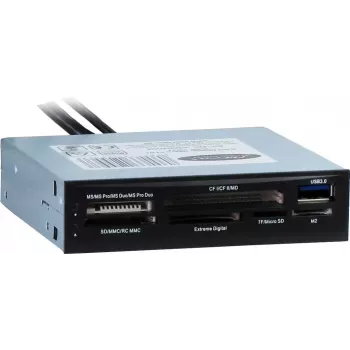 Czytnik kart Inter-Tech CI-01 USB 3.2 Gen 1 wewnętrzny czarny