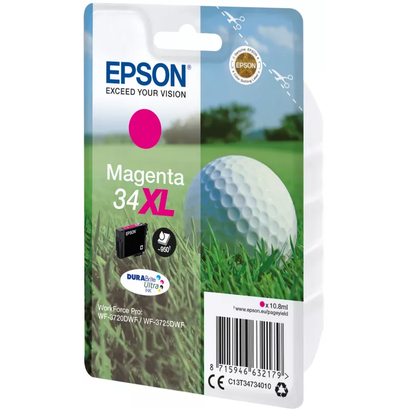 Wkład Epson 34XL magenta 950 stron C13T34734010