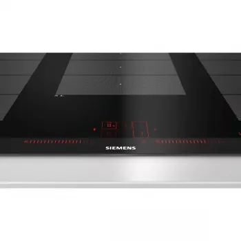 Siemens EX975LXC1E płyta indukcyjna Czarny, Stal nierdzewna Wbudowana strefowa płyta indukcyjna 5 stref