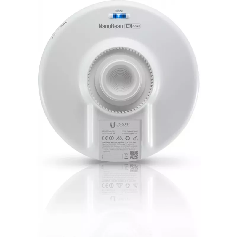 UBIQUITI NETWORKS Punkt dostępowy Nano Beam Ac Gen2 Nbe-5ac-gen2 Airmax Atheros MIPS 74kc Biały