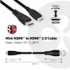 Kabel CLUB3D Mini HDMI™ na HDMI™ 2.0 4K60Hz 1 m / 3,28 stopy
