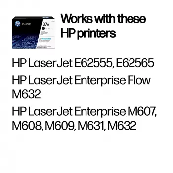 Wkład tonerowy HP 37A Black Original LaserJet 3000 stron