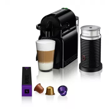 Ekspres do kawy kapsułkowej De’Longhi Inissia EN 80.BAE, Nespresso, zbiornik na wodę 0,7 l, 19 bar, czarny