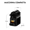 Ekspres do kawy kapsułkowej De’Longhi Inissia EN 80.BAE, Nespresso, zbiornik na wodę 0,7 l, 19 bar, czarny