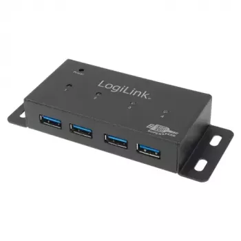 Hub LogiLink UA0149 USB 3.2 Gen 1 Type-A Szary