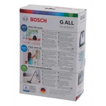 Akcesoria do odkurzacza Bosch BBZ 41FGALL — 4 worki na kurz i 1 filtr, waga 0,14 kg, kompaktowe opakowanie