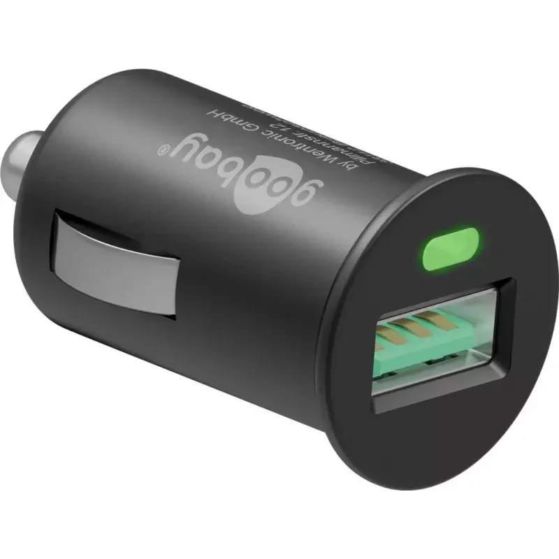 Adapter samochodowy Goobay 18 W Quick Charge 3.0 czarny