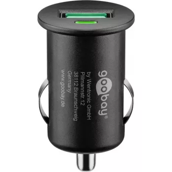 Adapter samochodowy Goobay 18 W Quick Charge 3.0 czarny