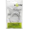 Goobay kabel do ładowania i synchronizacji USB Lightning 2 m Lightning USB A