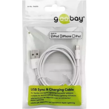 Goobay kabel do ładowania i synchronizacji USB Lightning 2 m Lightning USB A