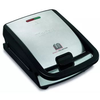 Tefal Snack Collection SW852D opiekacz do kanapek 700 W Czarny, Stal nierdzewna
