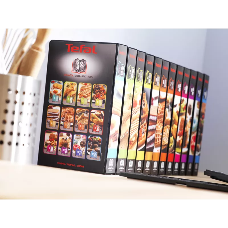 Tefal Snack Collection SW852D opiekacz do kanapek 700 W Czarny, Stal nierdzewna