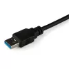 StarTech.com Kabel SATA na USB z UASP, Czarny, 6 Gbit/s, CE, FCC, 0 - 60 °C, -10 - 70 °C, 49 mm