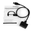 StarTech.com Kabel SATA na USB z UASP, Czarny, 6 Gbit/s, CE, FCC, 0 - 60 °C, -10 - 70 °C, 49 mm