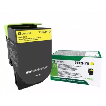 Toner Lexmark 71B2HY0 3000 stron Żółty