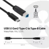 Kabel CLUB3D USB 3.1 Gen2 Type-C do Type-B męski/męski, 1 M./ 3.3 Ft.