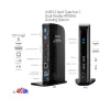 Stacja dokująca CLUB3D USB3.2 Gen1 Typ A lub C z podwójnym wyświetlaczem 4K60Hz, certyfikowana DisplayLink®