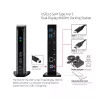 Stacja dokująca CLUB3D USB3.2 Gen1 Typ A lub C z podwójnym wyświetlaczem 4K60Hz, certyfikowana DisplayLink®