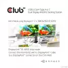 Stacja dokująca CLUB3D USB3.2 Gen1 Typ A lub C z podwójnym wyświetlaczem 4K60Hz, certyfikowana DisplayLink®