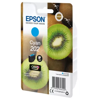 Wkład atramentowy EPSON Singlepack Kiwi cyjan 202 Claria Premium Ink 4,1 ml