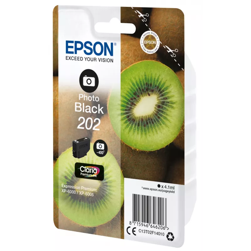 Kaseta Epson 202 4,1 ml czarny fotograficzny do Expression Premium XP-6000 XP-6005 XP-6100 XP-6105