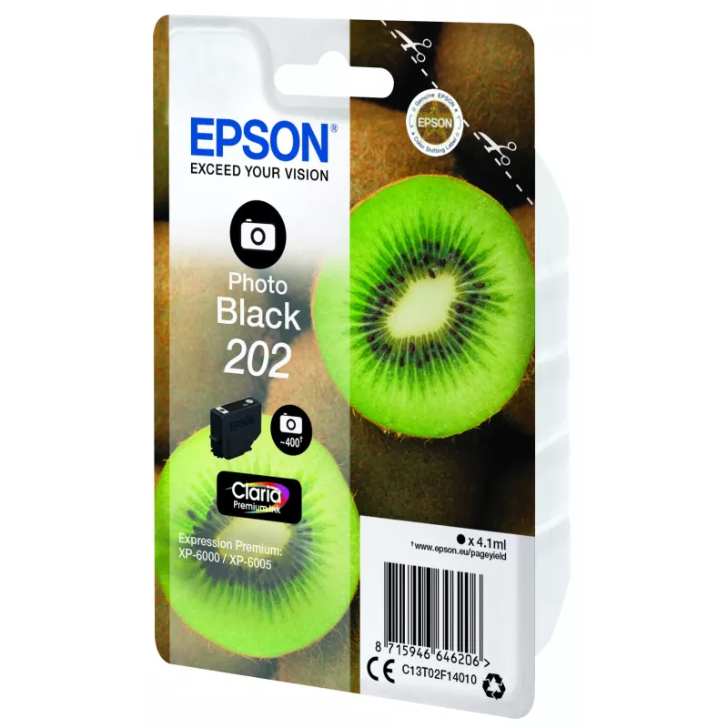 Kaseta Epson 202 4,1 ml czarny fotograficzny do Expression Premium XP-6000 XP-6005 XP-6100 XP-6105