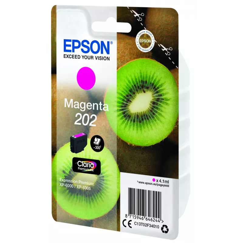 Epson Kiwi Singlepack Magenta 202 Claria Premium kaseta z atramentem
