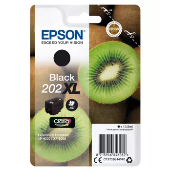 Epson Kiwi Singlepack Czarny 202XL Claria Premium atrament