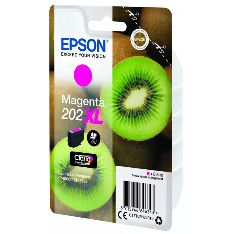 Epson Kiwi Singlepack magenta 202XL Claria Premium Ink
