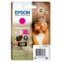 Wkład atramentowy EPSON Singlepack Cyjan 378XL Squirrel Clara Photo HD