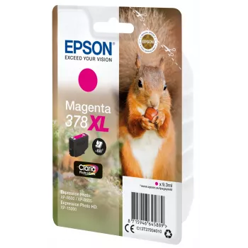 Wkład atramentowy EPSON Singlepack Cyjan 378XL Squirrel Clara Photo HD