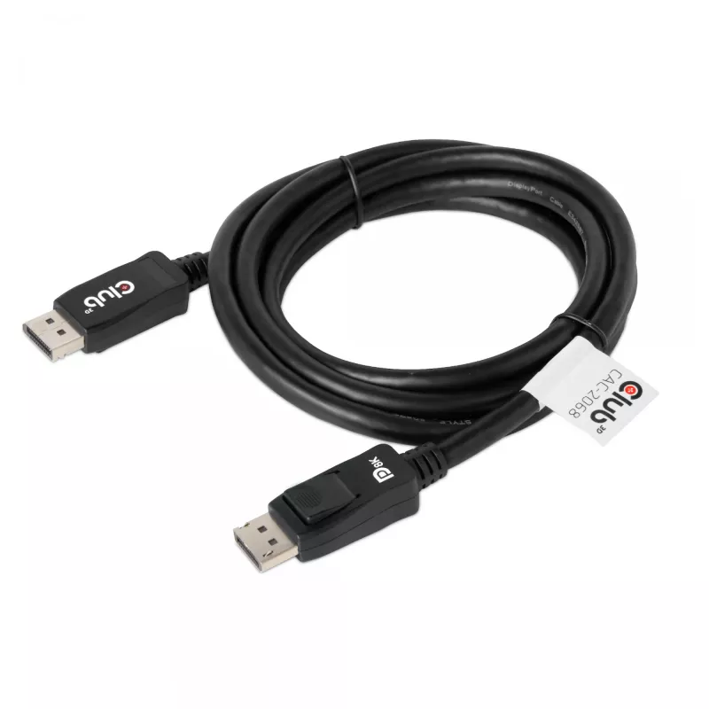 Kabel CLUB3D DisplayPort 1.4 HBR3 2m/6.56ft M/M 8K60Hz