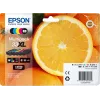 Epson Oranges Multipack 5 kolorów 33XL Claria Premium Ink, wysoki (XL) wydatek, czarny, czarny fotograficzny, cyjan, magenta, żółty, atrament pigmentowy, atrament barwnikowy, 12.2 ml, 8.9 ml