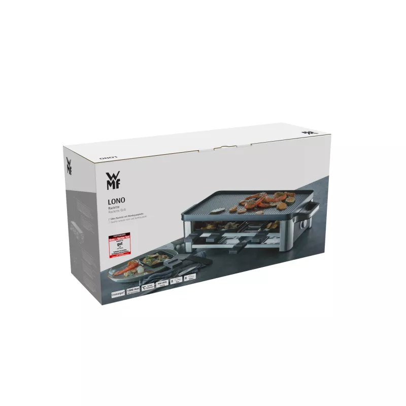 WMF Lono 0415040011 raclette grill 8 osób 1500 W Czarny, Chrom