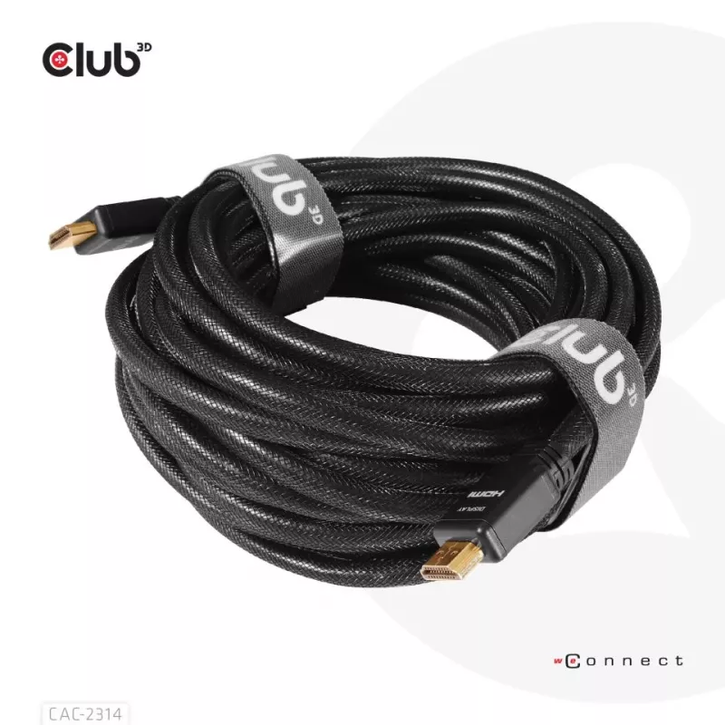 Przewód CLUB3D HDMI 2.0 4K60Hz RedMere 15m/49.2ft