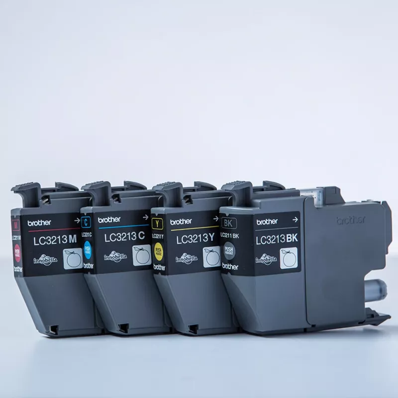 Kasetka z tuszem Brother LC3213VAL – 4 szt. – oryginalny – wysoka wydajność (XL) – czarny, cyjan, magenta, żółty