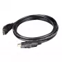 CLUB3D HDMI 2.0 4K60Hz UHD 360° obrotowy kabel 2m/6.74ft