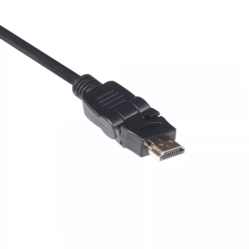 CLUB3D HDMI 2.0 4K60Hz UHD 360° obrotowy kabel 2m/6.74ft