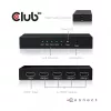 CLUB3D Rozdzielacz HDMI™ 4K@60Hz UHD z zasilaczem sieciowym, 4 porty