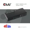 CLUB3D Rozdzielacz HDMI™ 4K@60Hz UHD z zasilaczem sieciowym, 4 porty