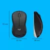 Bezprzewodowy zestaw klawiatury i myszy Logitech MK540 Advanced — pełnowymiarowa klawiatura QWERTY, odbiornik USB, układ US, ergonomiczna mysz, czarno-biały