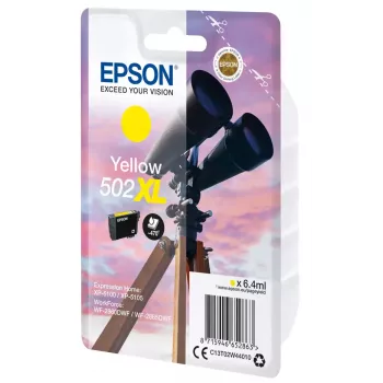 Tusz EPSON 502XL Dalekohled Żółty C13T02W44010