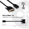 CLUB3D Kabel DVI na HDMI 1.4 M/F 2m/6.56ft Dwukierunkowy