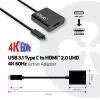 Adapter aktywny USB 3.1 Type C na HDMI 2.0 UHD 4K 60Hz CLUB3D CAC-2504