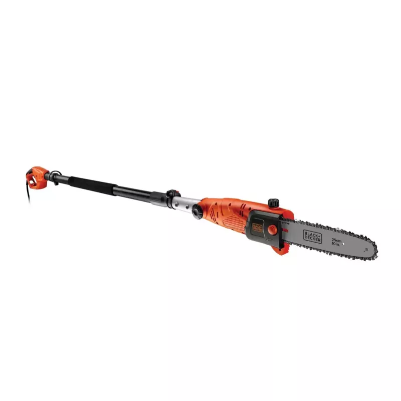 Sekator elektryczny Czarny & Decker PS7525-QS, przewodowy 800 W, prowadnica 25 cm, średnica cięcia 22 mm, 3,8 kg