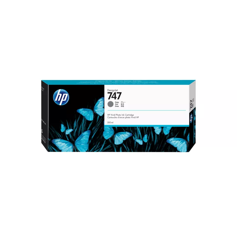 HP 747 300-ml Szary wkład atramentowy DesignJet