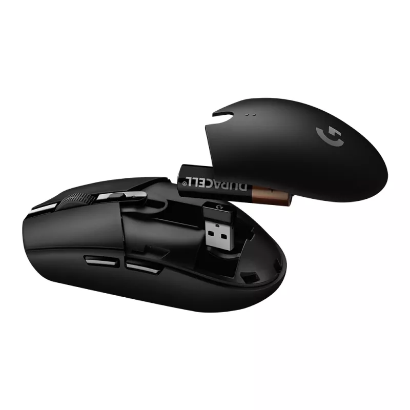 LOGITECH G305 Lightspeed Bezprzewodowa mysz gamingowa Czarna Eer2