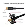 CLUB3D DisplayPort 1.4 HBR3 8K kabel M/M 4m /13.12ft, 4 m, DisplayPort, DisplayPort, Męski, Męski, 7680 x 4320 pikseli