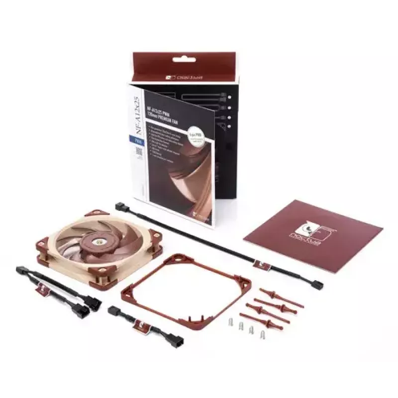 Wentylator Noctua NF-A12x25 PWM 120 mm, 12 V, PWM, maks. 2000 RPM, 102,1 m³/h, 22,6 dB